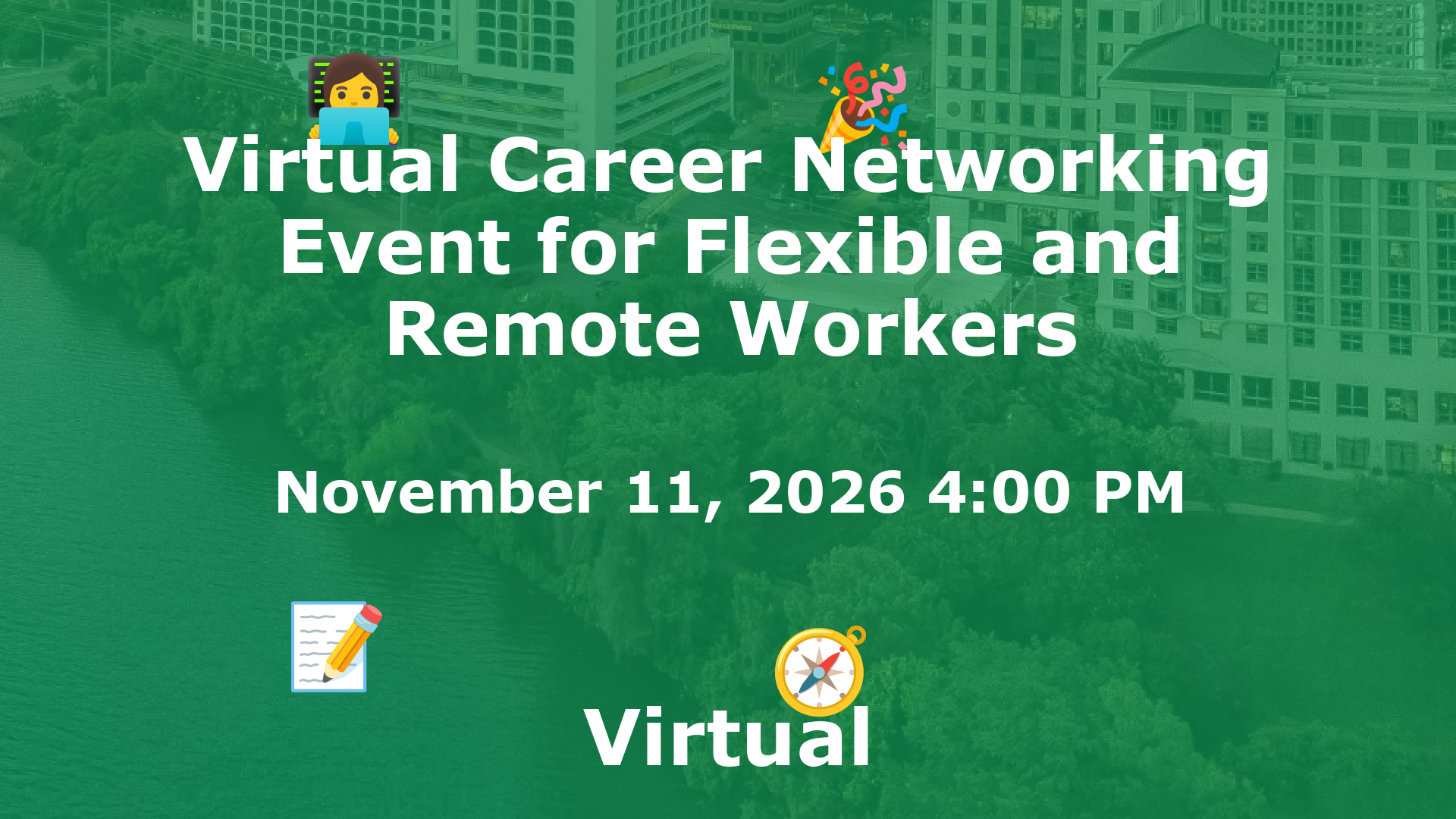 Virtual Career Networking Event for Flexible and Remote Workers event image
